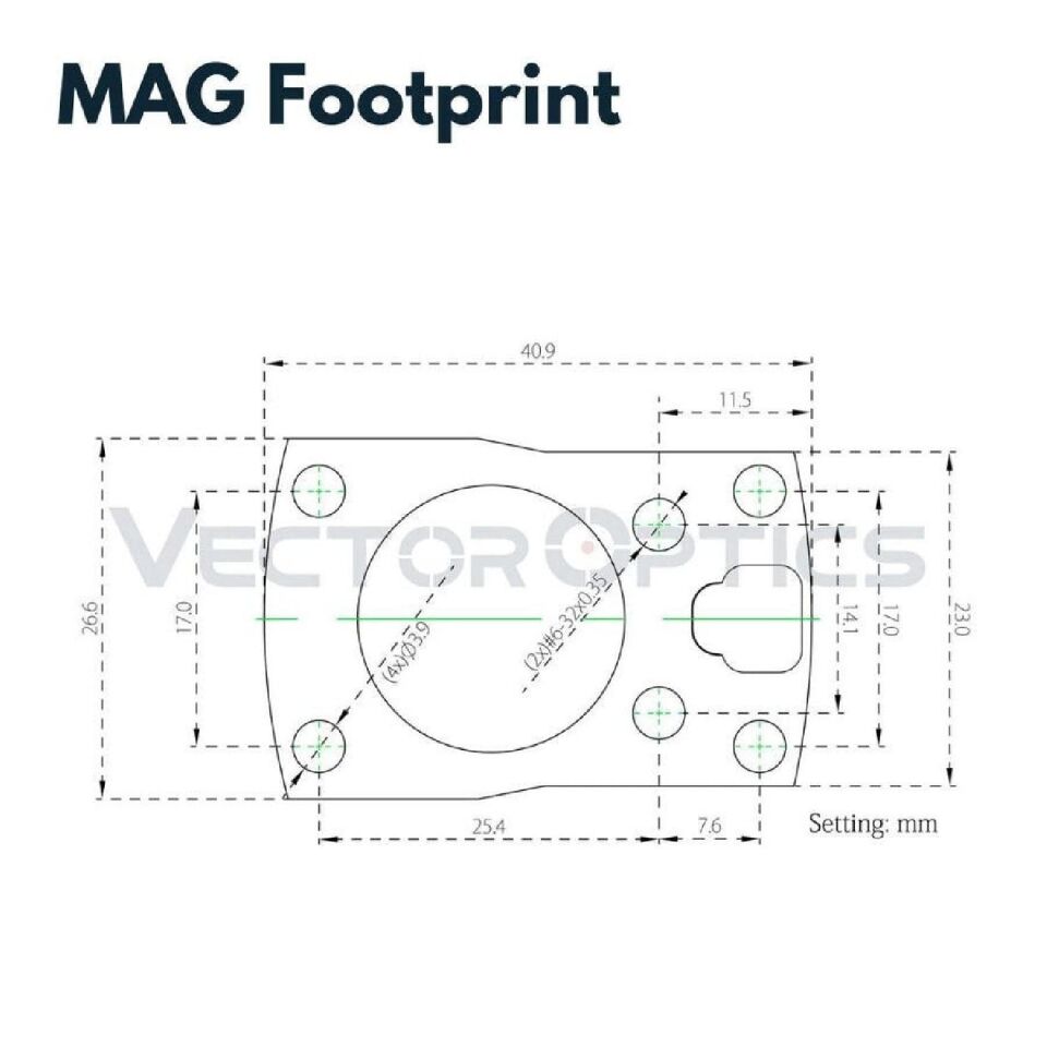 Vector Optics Frenzy-S 1x17x24 5MOA Auto ON/OFF Green Dot Nişangah