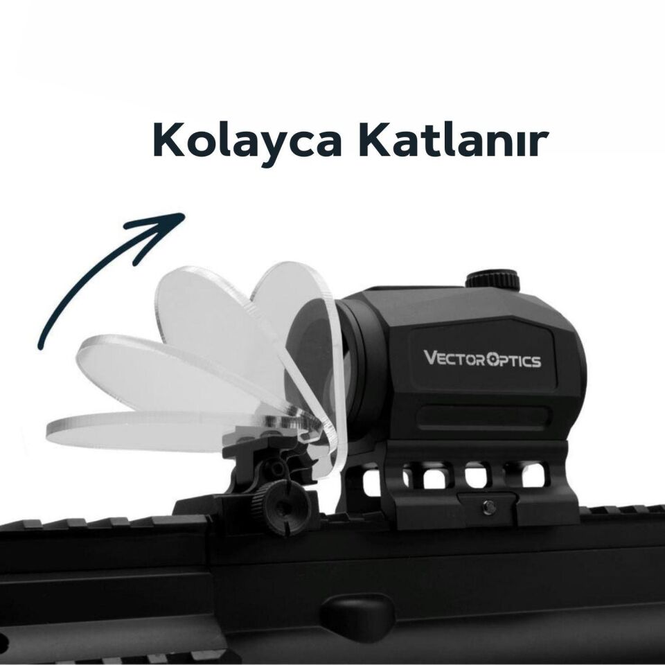 Vector Optics BB Shield Dürbün RedDot Koruyucu Akrilik Şeffaf Panel VWSD-01