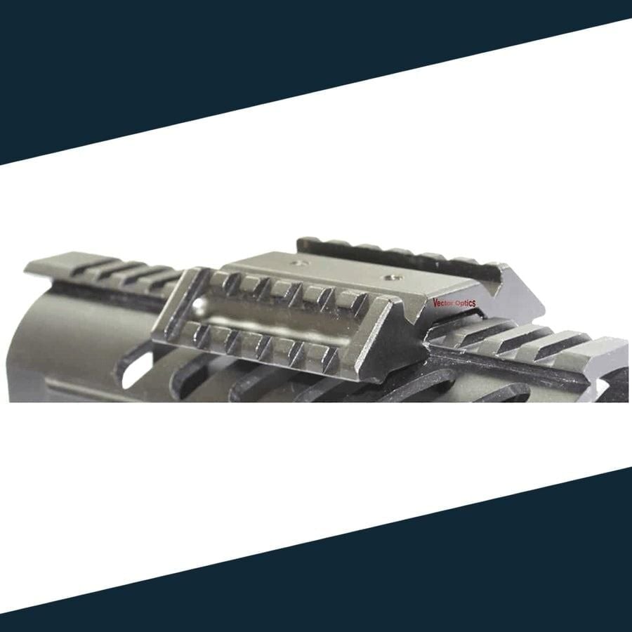 Vector Optics Tactical Dual 45° Offset Raylı Picatinny Montaj Ayağı
