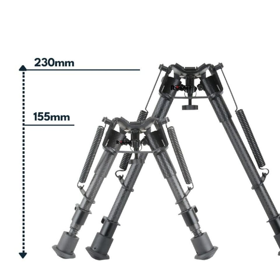 Vector Optics Karbon-Fiber Ekstra Hafif Ayarlanır CARBON BIPOD Ayak