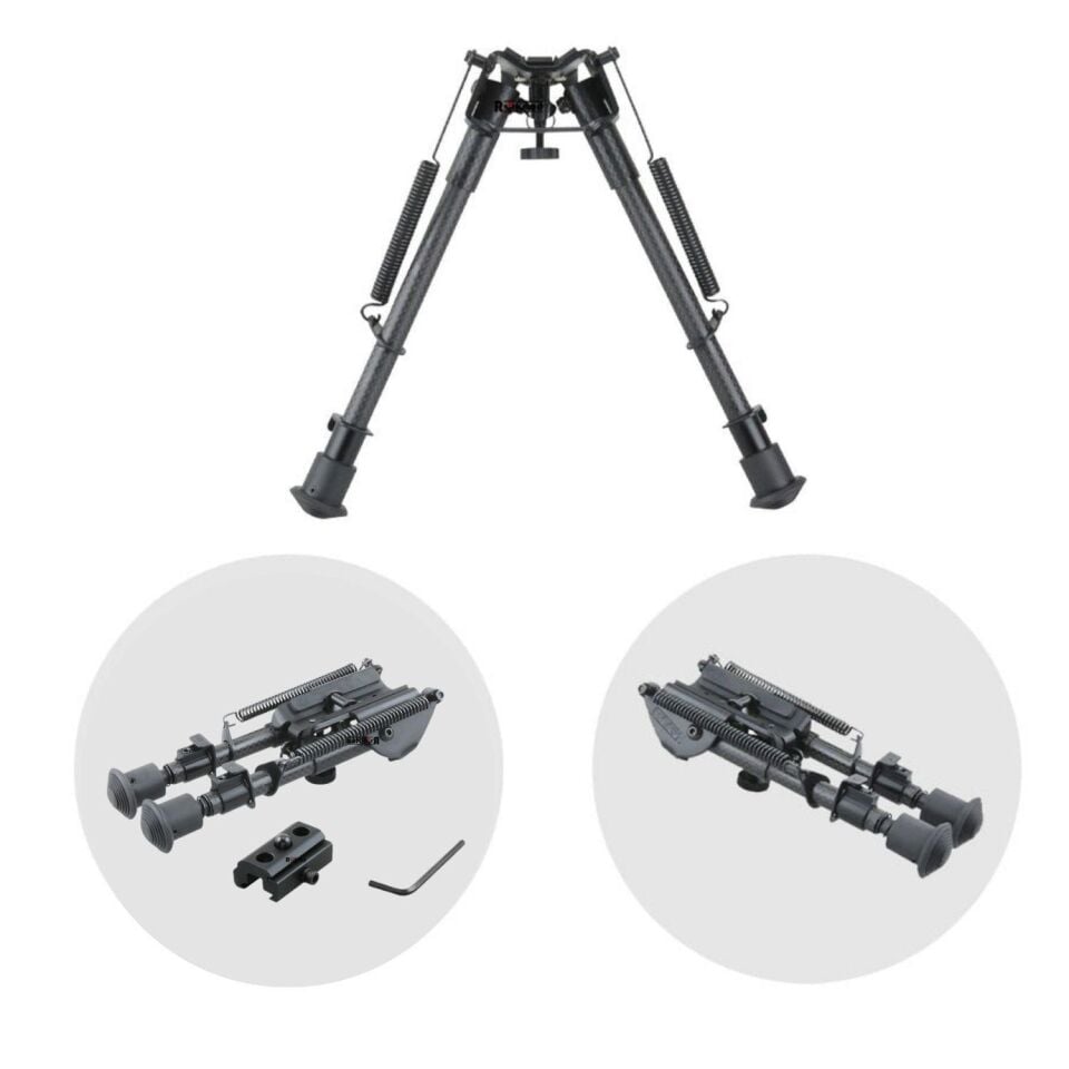 Vector Optics Karbon-Fiber Ekstra Hafif Ayarlanır CARBON BIPOD Ayak