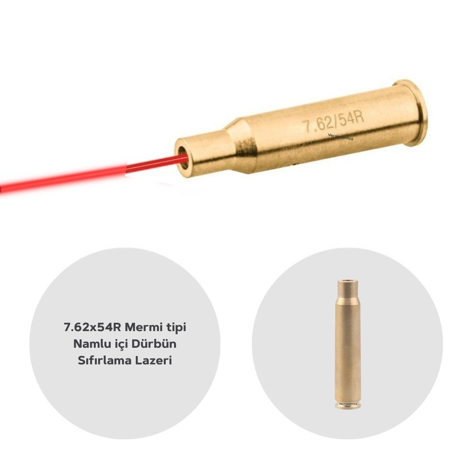 SCBCR-09 // 7.62x54mm Bore Sight Namlu içi Dürbün Sıfırlama Lazeri