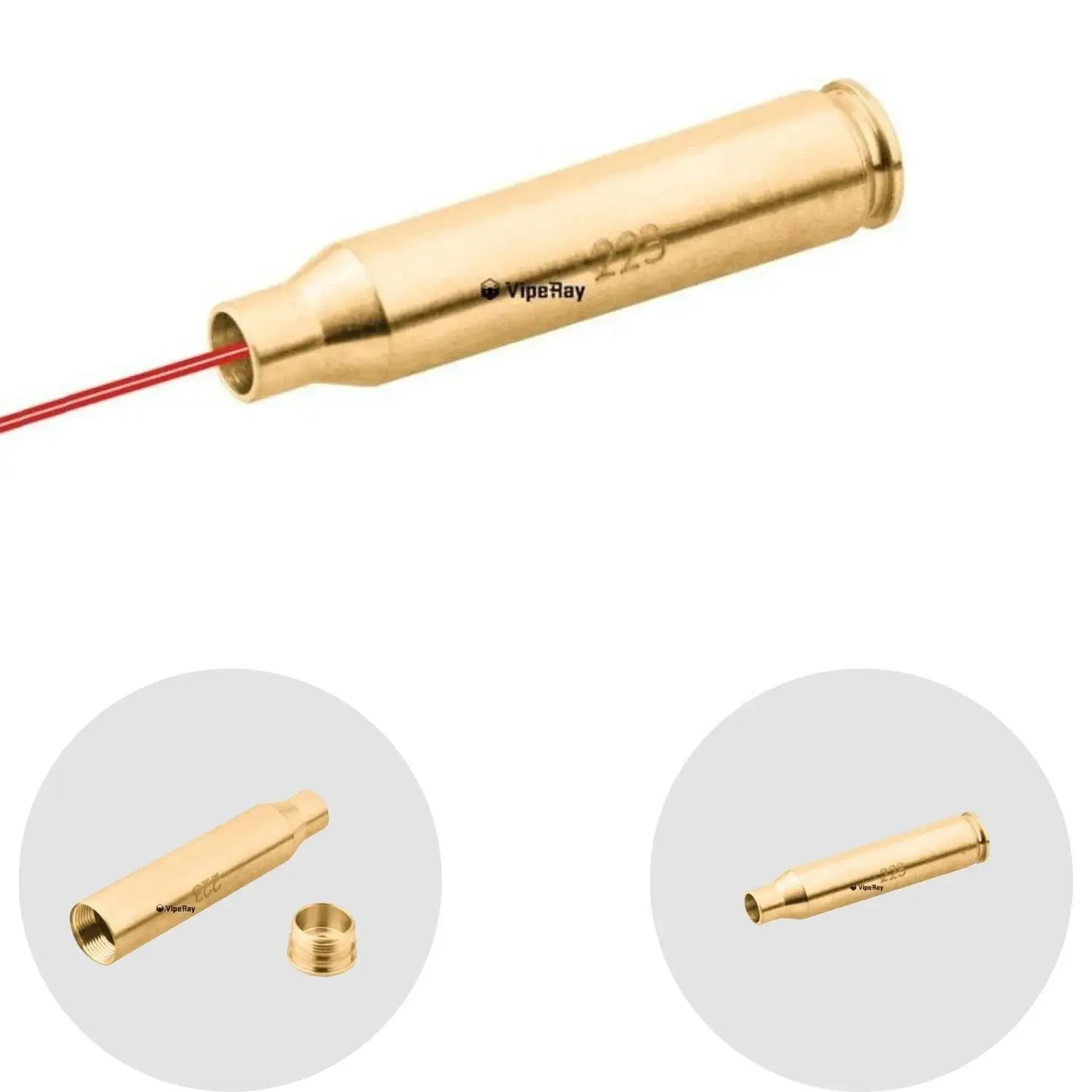 Vector Viperay 223Remington Bore Sight Namlu içi Dürbün Sıfırlama Lazeri SCBCR-03