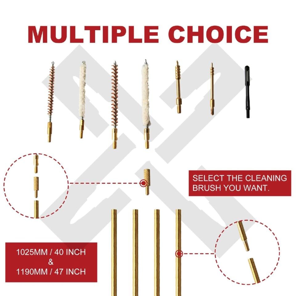 Vector GUNPANY  12GA Av Tüfeği Temizleme Harbi Seti SCCK-08