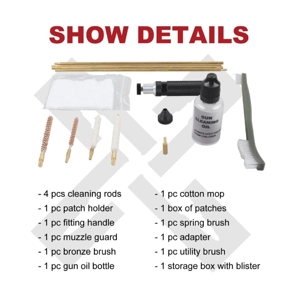 Vector GUNPANY  12GA Av Tüfeği Temizleme Harbi Seti SCCK-08