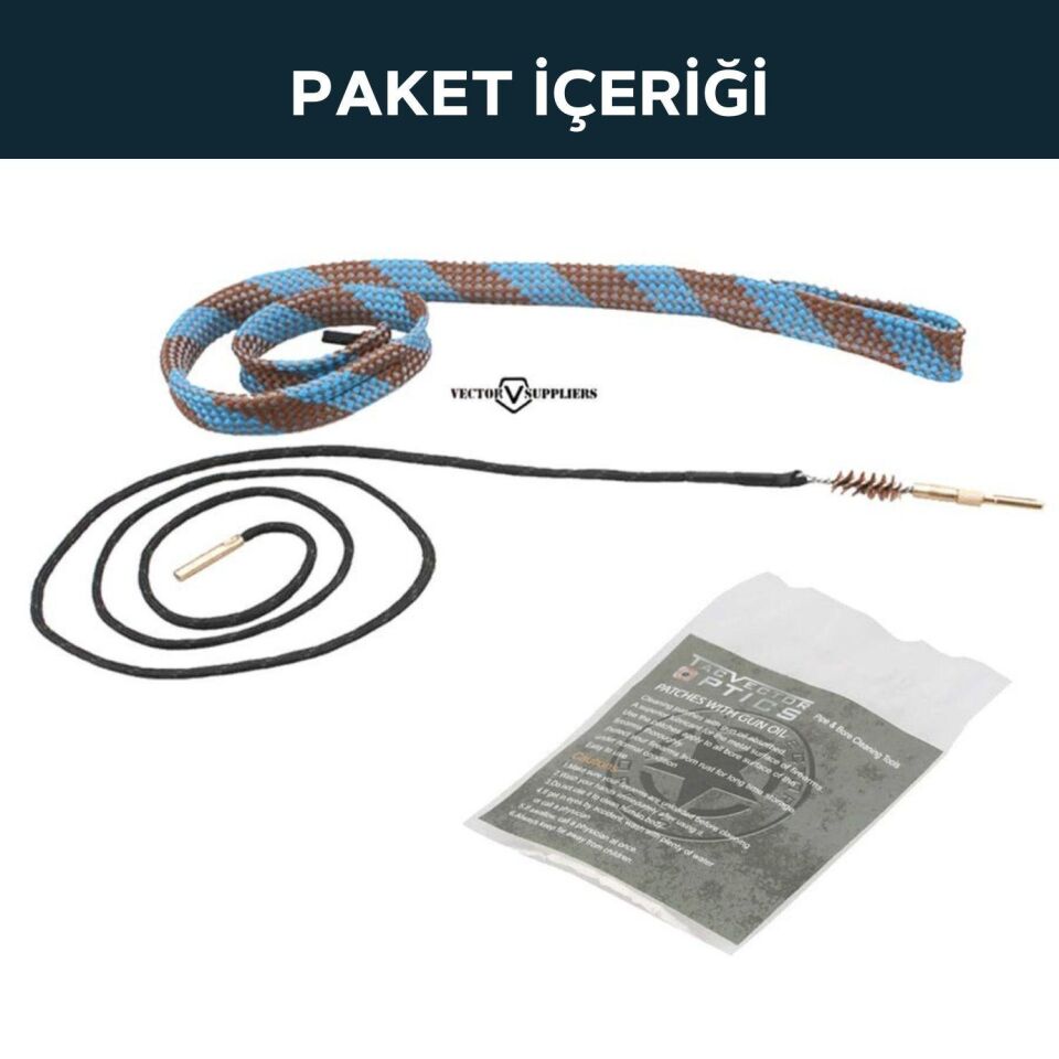Vector GUNPANY 9mm BoreSnake Namlu Temizlik için IP HARBI - SCCK-04
