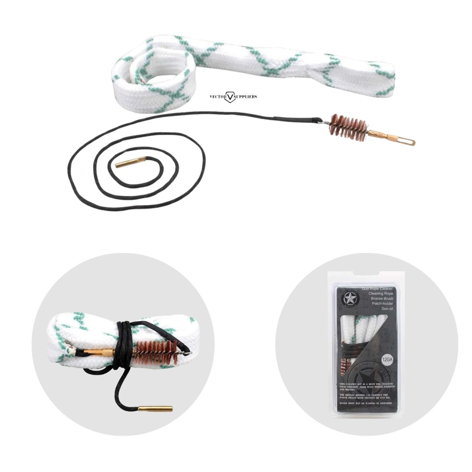 Vector GUNPANY 12GA  BoreSnake Namlu Temizlik ipi - SCCK-05