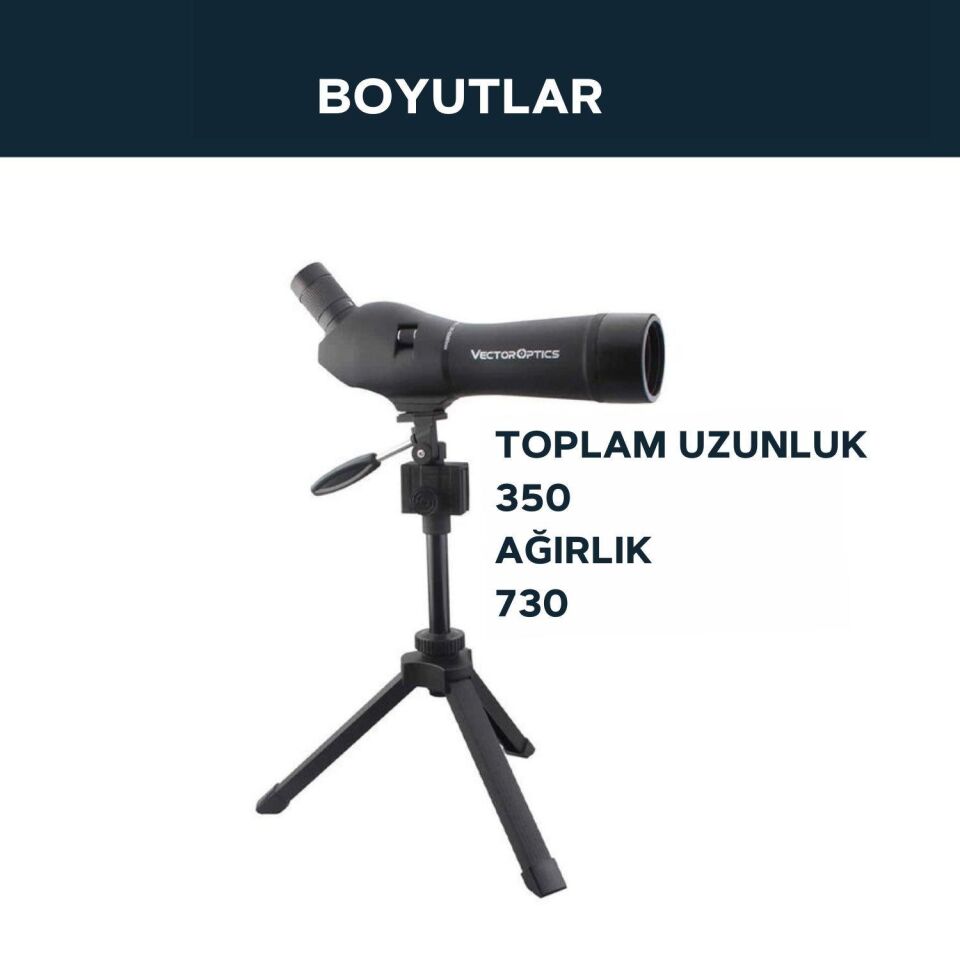 Vector Optics Hedef Gözlem Dürbünü Liberty 20-60x60 SCSS-01