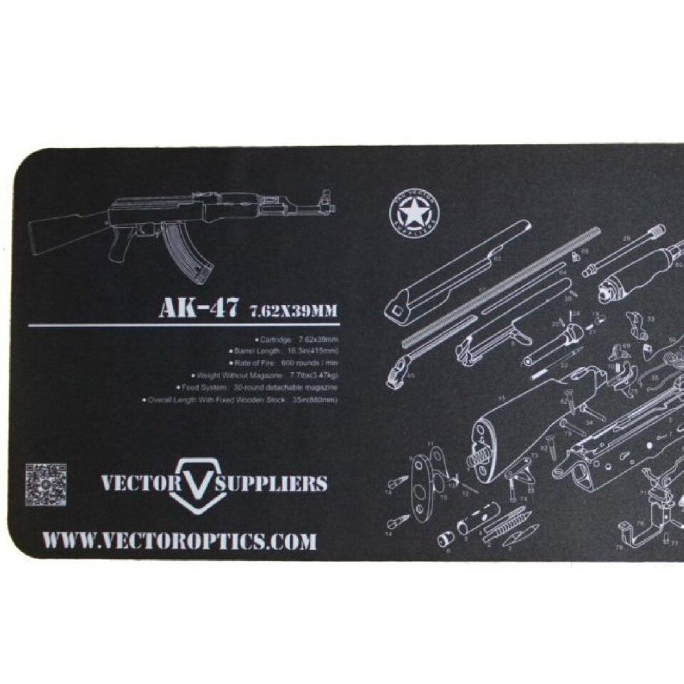 Vector GunPany AK47 Tüfek Temizleme Servis Altlığı (Bench Mat) SCBM-04