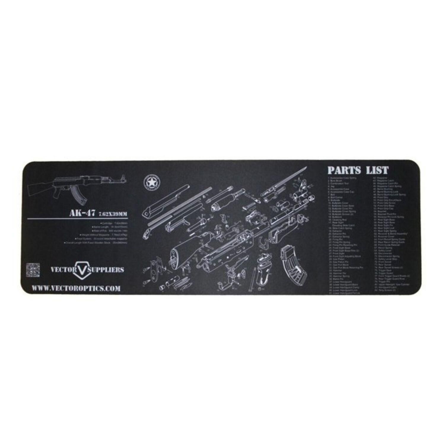 Vector GunPany AK47 Tüfek Temizleme Servis Altlığı (Bench Mat) SCBM-04