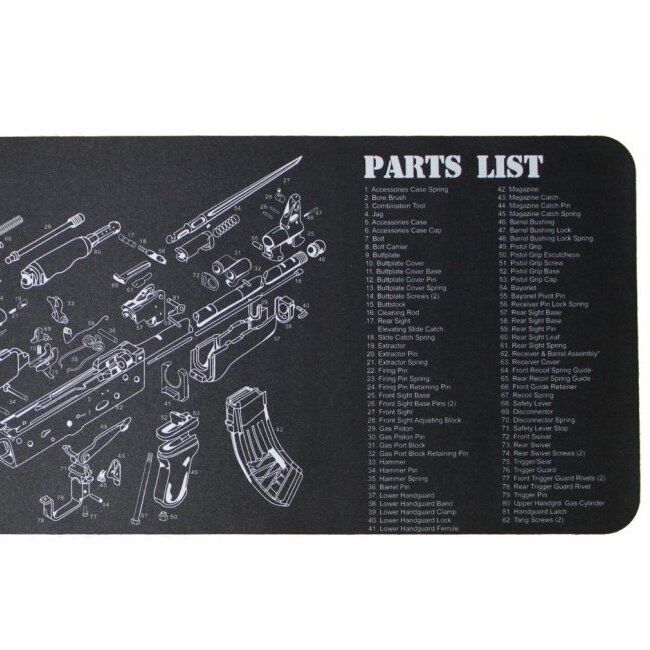 AK47 Tüfek Temizleme Servis Altlığı (Bench Mat)