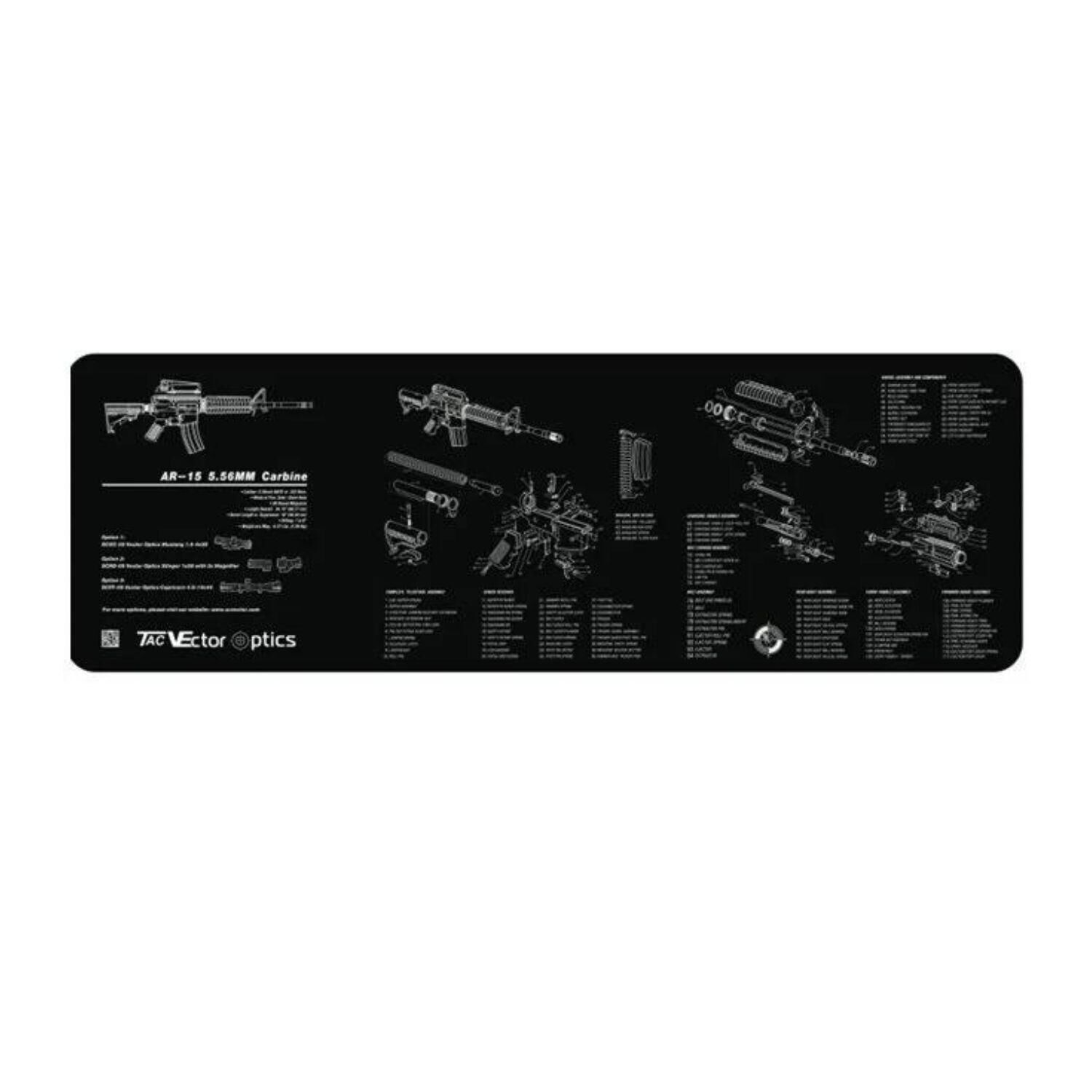 Vector GunPany AR15 Tüfek Temizleme Servis Altlığı (Bench Mat) SCBM-01