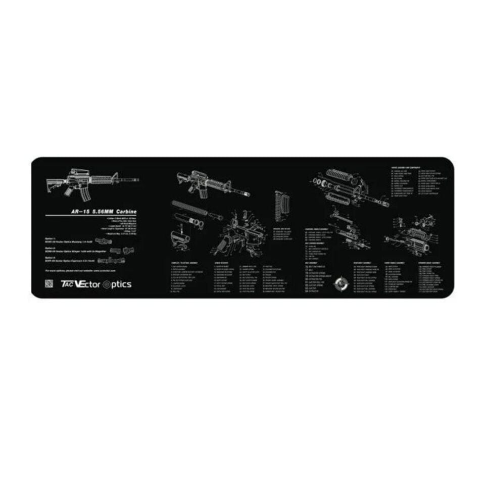 Vector GunPany AR15 Tüfek Temizleme Servis Altlığı (Bench Mat) SCBM-01