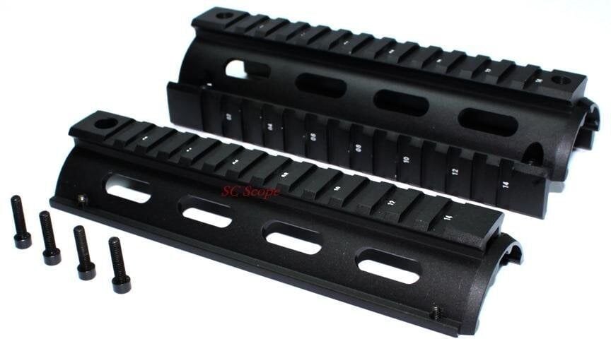 M4 M16 RIS Carbine el kundağı Quad Rail System