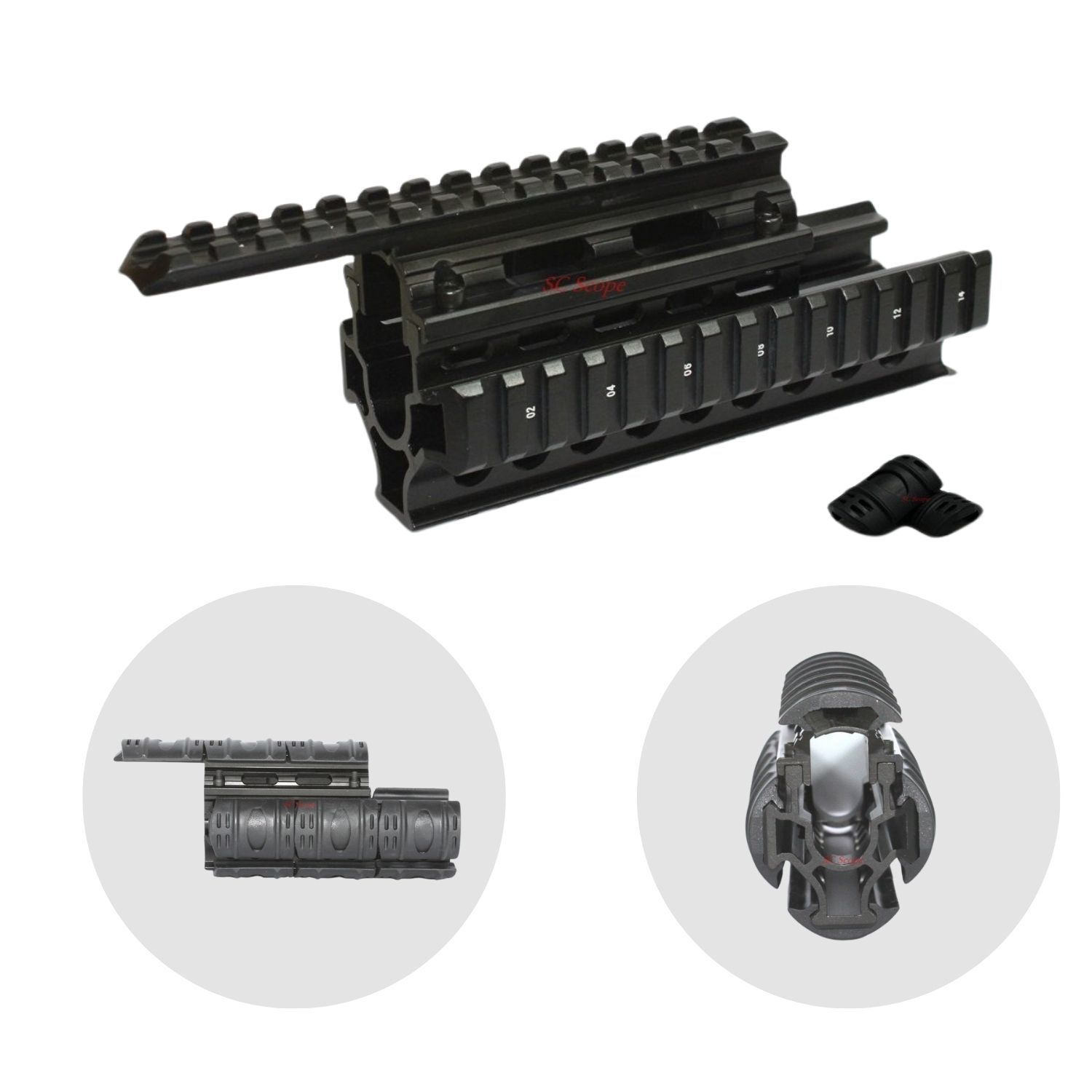 AK47 AK74 Picatinny El Kundağı RAY SISTEMLI