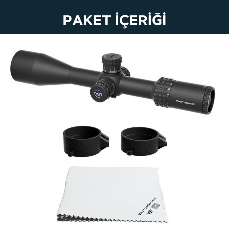 Vector Optics 30mm Sentinel GenII 4-16x50 SFP Tüfek Dürbünü SCOL-59