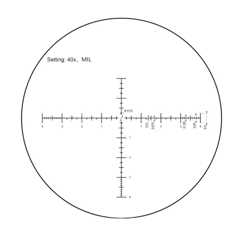 Vector Optics Continental x8 6-48×56ED SFP MIL Tactical Tüfek Dürbünü