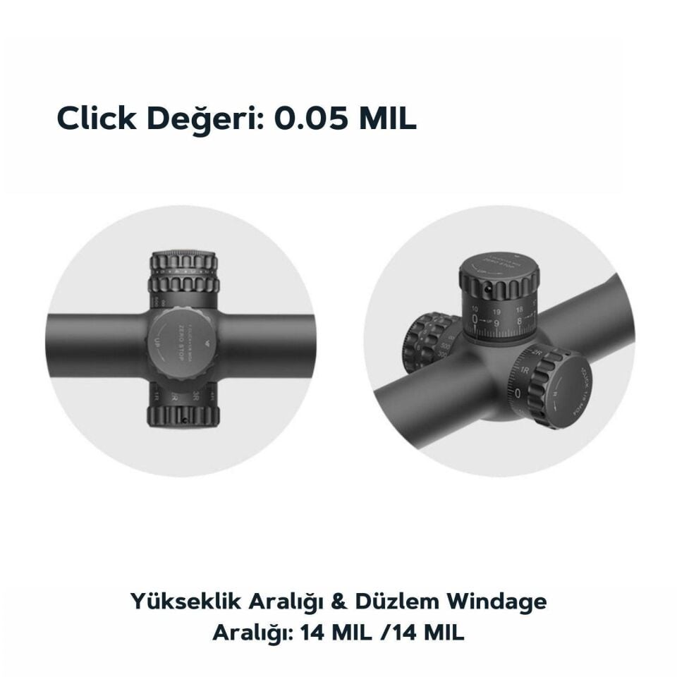 Vector Optics Continental x8 6-48×56ED SFP MIL Tactical Tüfek Dürbünü