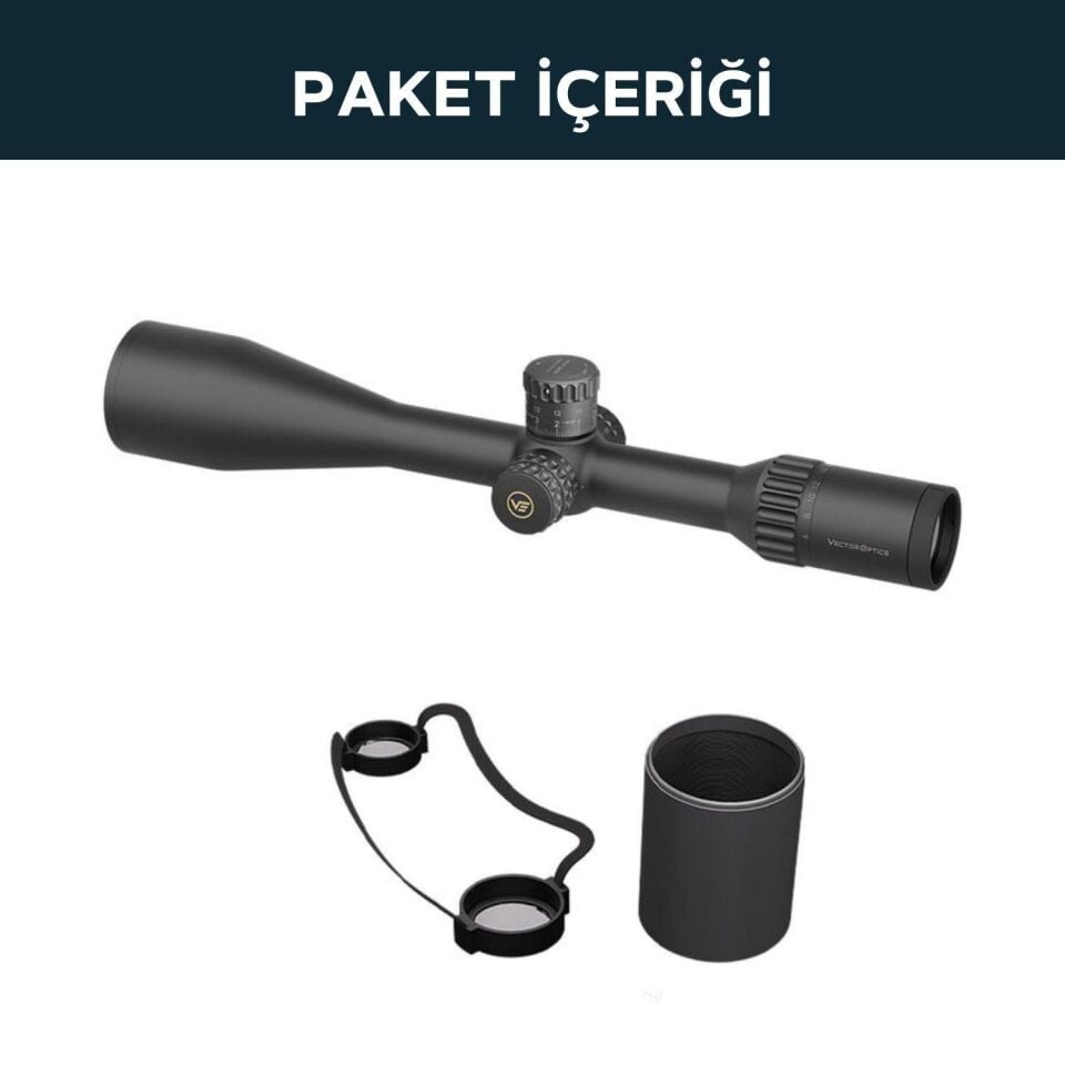 Vector Optics Continental x8 6-48×56ED SFP MIL Tactical Tüfek Dürbünü