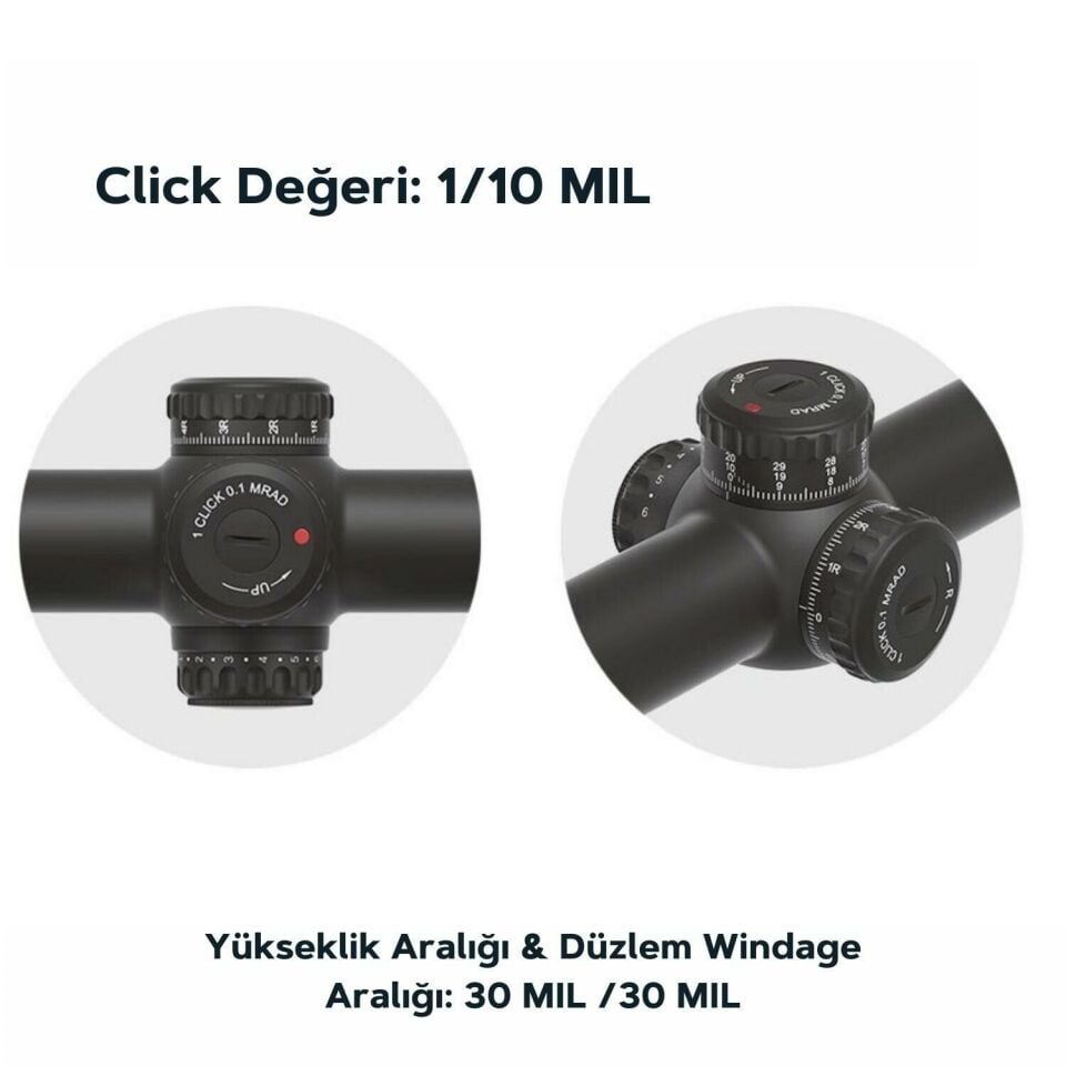 Vector Optics Continental x10 1-10x28ED FFP 34mm LPVO Scope SCFF-62