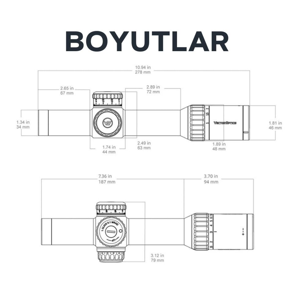 Vector Optics Continental x10 1-10x28ED FFP 34mm Cayote LPVO Scope SCFF-68