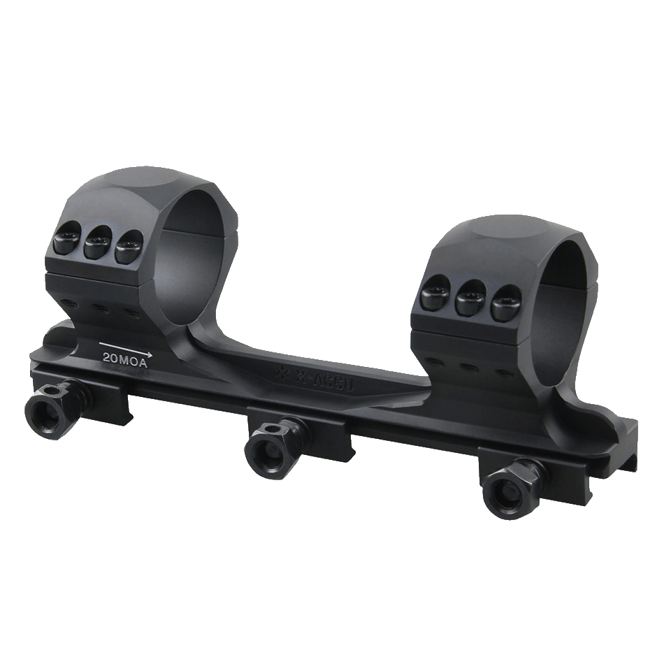 Vector Optics X-Accu 34mm Orta Profil Tek Parça 20MOA Picatinny Montajı