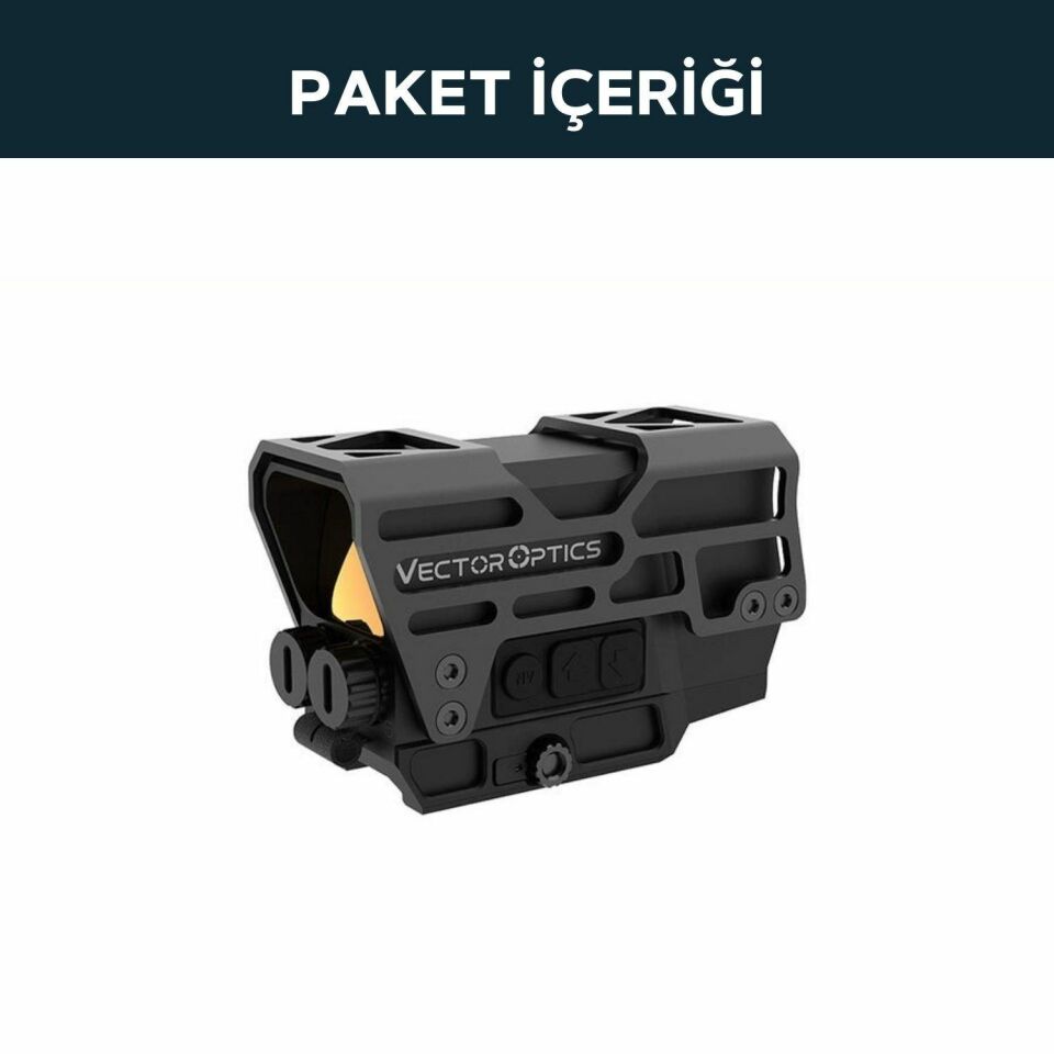 Vector Optics Frenzy Plus 1x31x26, XL Ekran, Auto ON/OFF, Çoklu Nişangah, REDDOT (Pilli Versiyon) SCRD-M67