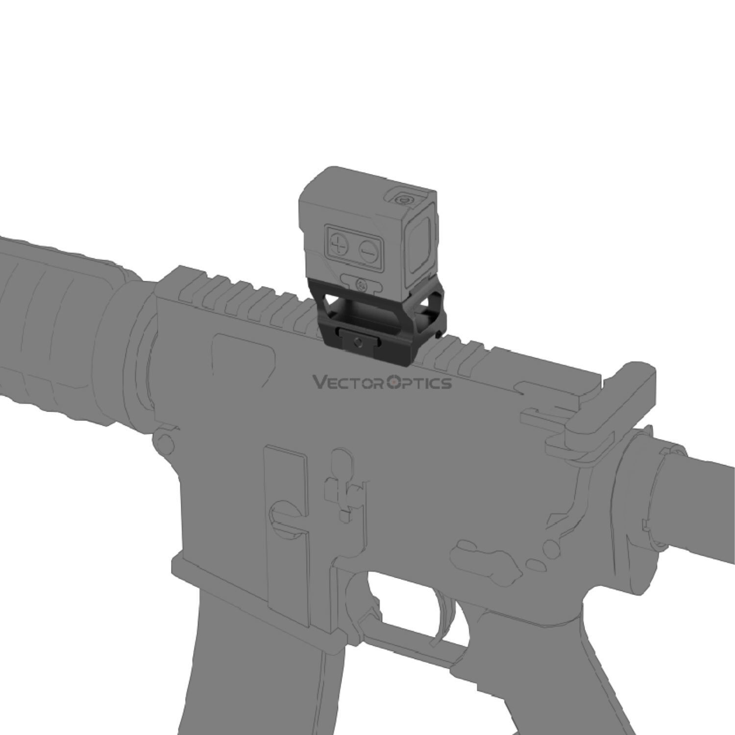 Vector Optcs Frenzy PLus (SCRD-63) Uyumlu Yükseltici Tüfek Rayı Ayağı SCFRM-15