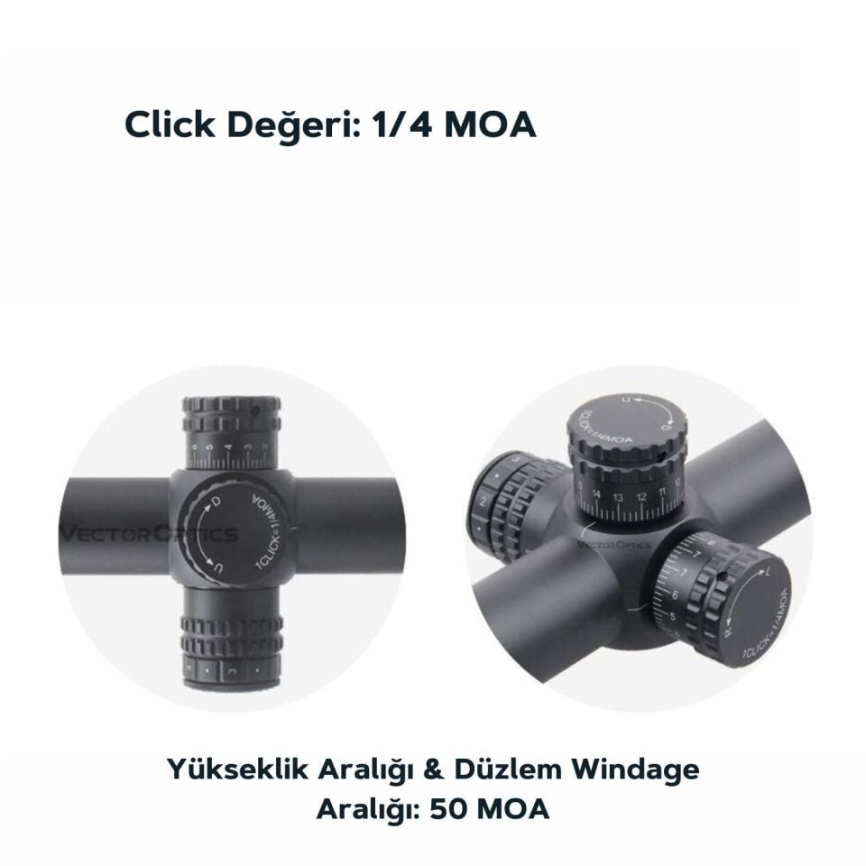 Vector Optics ORION MAX 4-16X44 SFP TÜFEK DÜRBÜNÜ SCOL-42