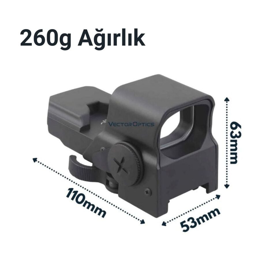 Vector Optics SCRD-04 Omega 1x39x27 Nişangah