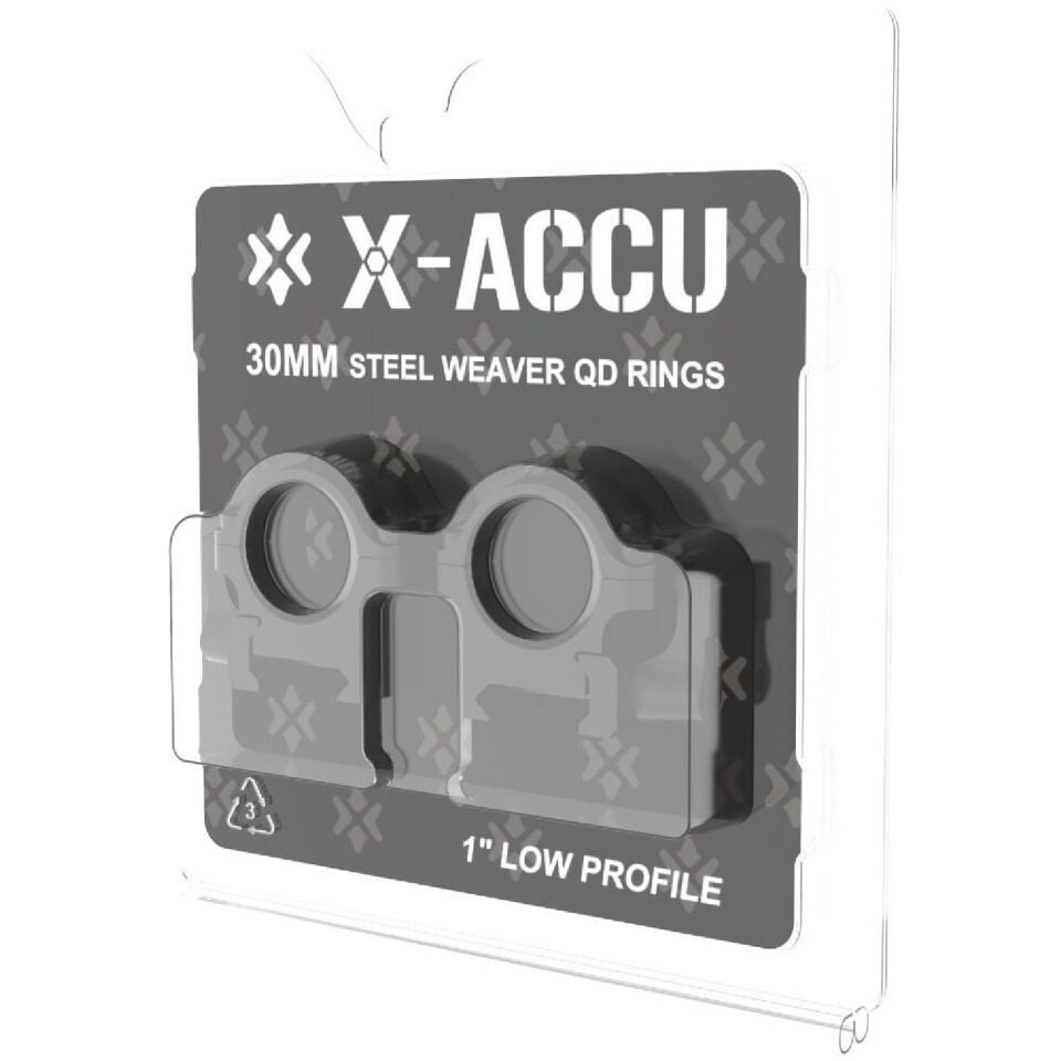 VectorOptics 1'' Çelik Dürbün Montaj Ayağı 30mm Düşük Profil  1'' STEEL RINGS - XASR-SQ11