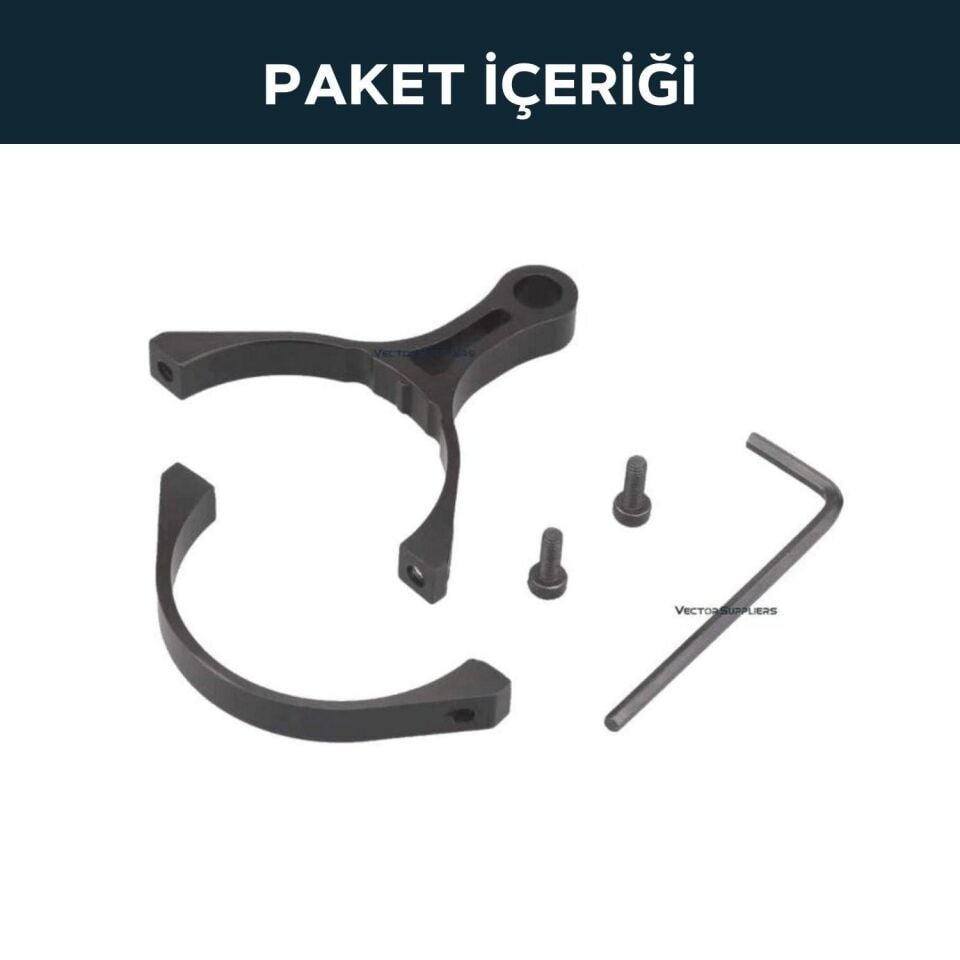 Vector Optics Universal 42-47mm Tüfek Dürbünü Montaj Halkası SCOT-57FF