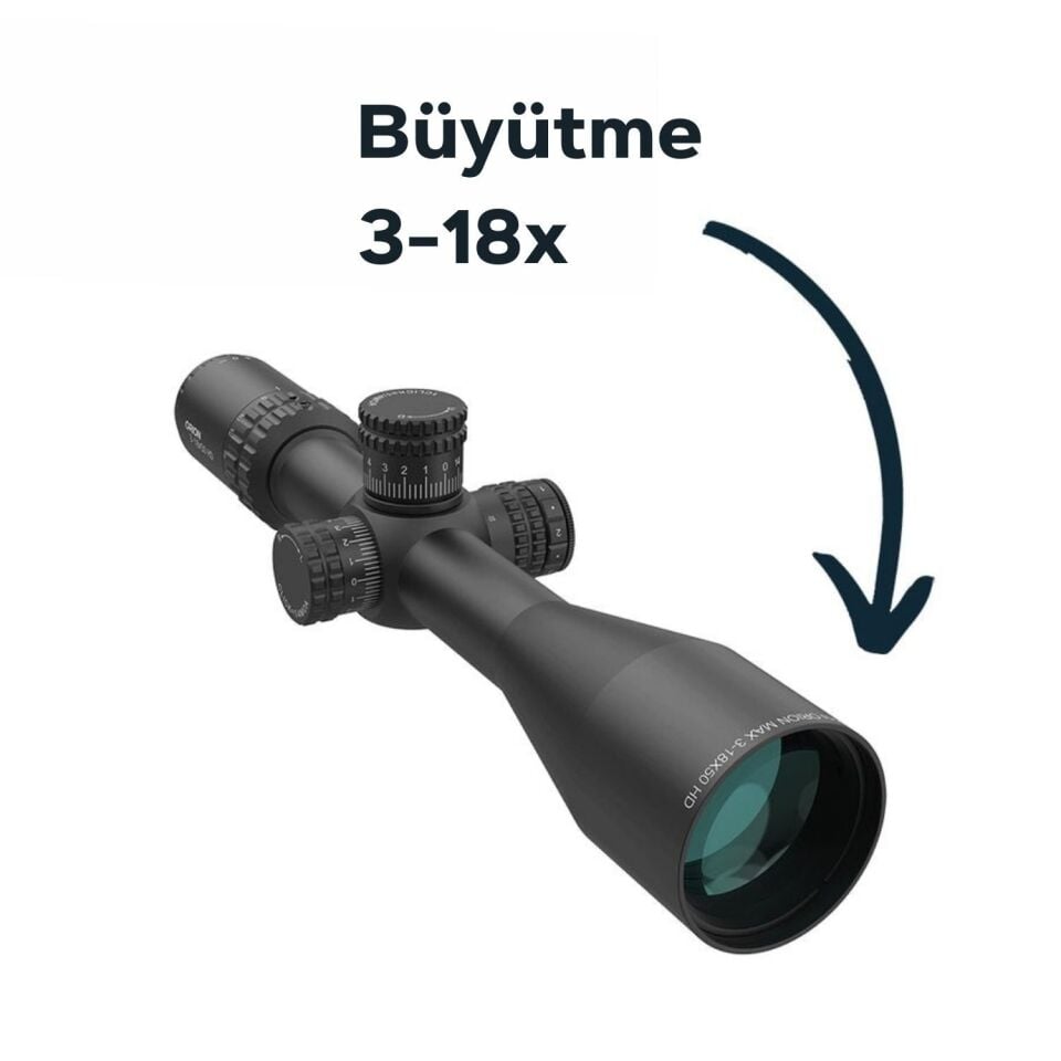 SCOL-57 // Vector Optics Orion ProMax 3-18x50HD SFP Tüfek Dürbünü