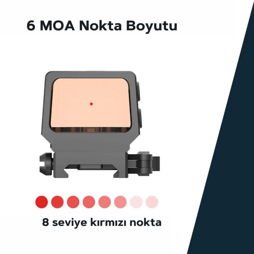 Vector Optics Frenzy Plus 1x22x32 QD Reflexvisier 6MOA Auto ON/OFF Red Dot Nişangah