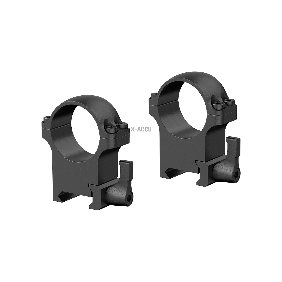 30MM STEEL MEDIUM QD WEAVER RINGS - 30MM CELIK ORTA BOY 21MM AYAK XASR-SQ12