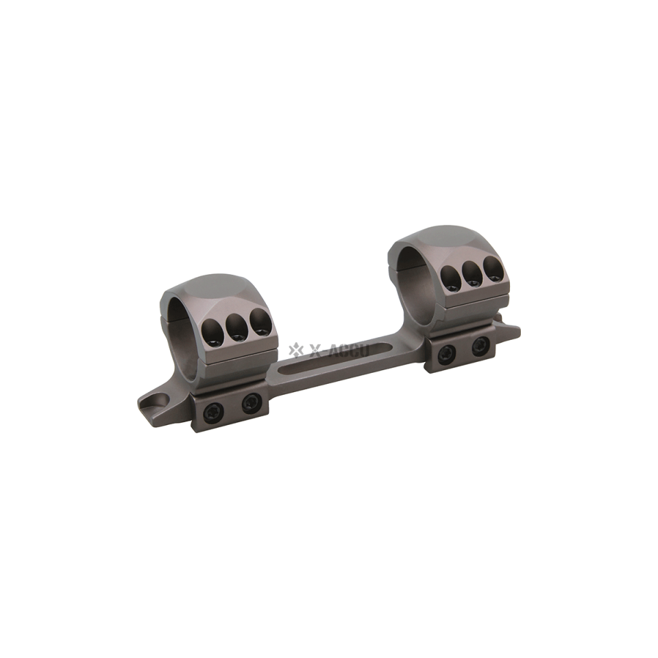 X-ACCU 30mm Medium Profil TEK PARCA  FDE COYOTE 11mm DOVETAIL Ray için Dürbün Ayağı XASR-F3100