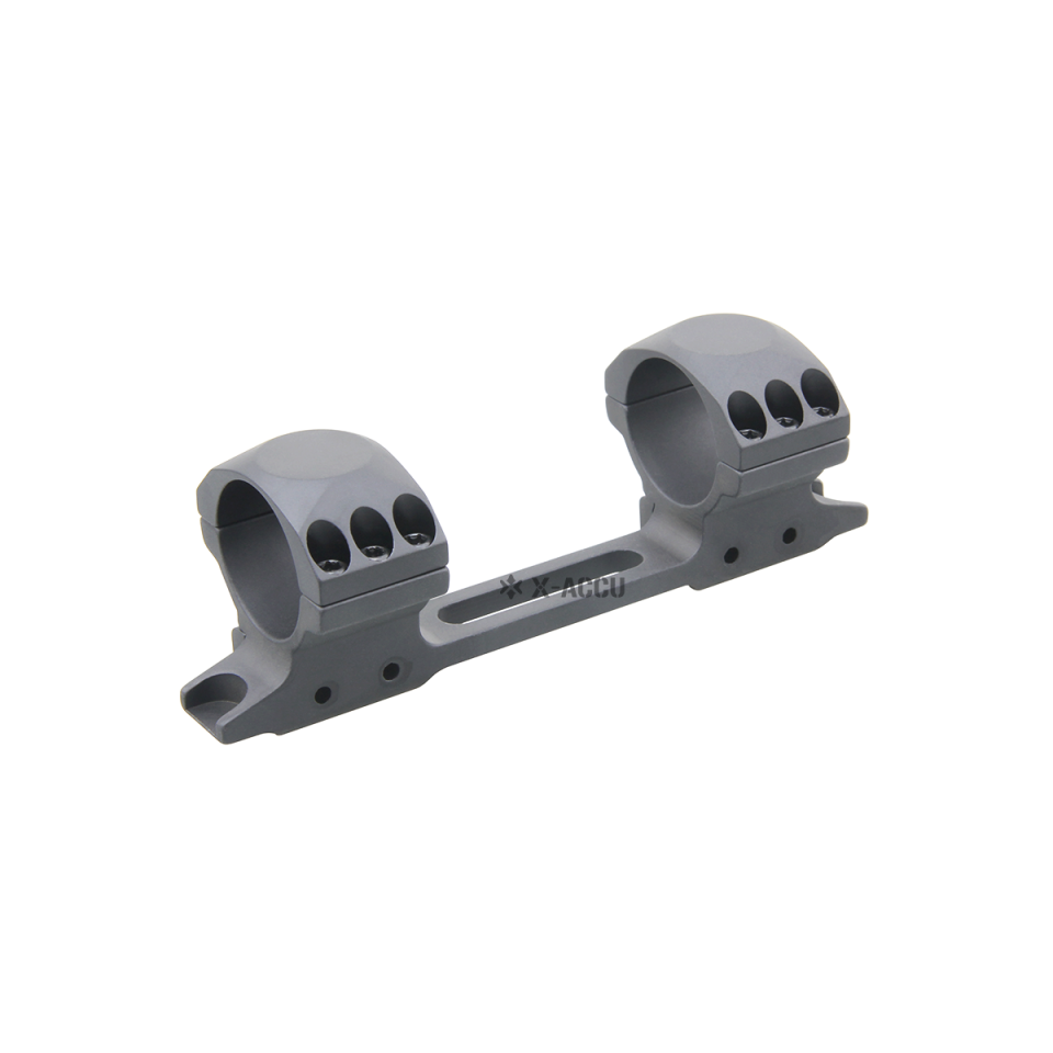 X-ACCU 30mm Medium Profil TEK PARCA SIYAH 11mm DOVETAIL Ray için Dürbün Ayağı XASR-3100