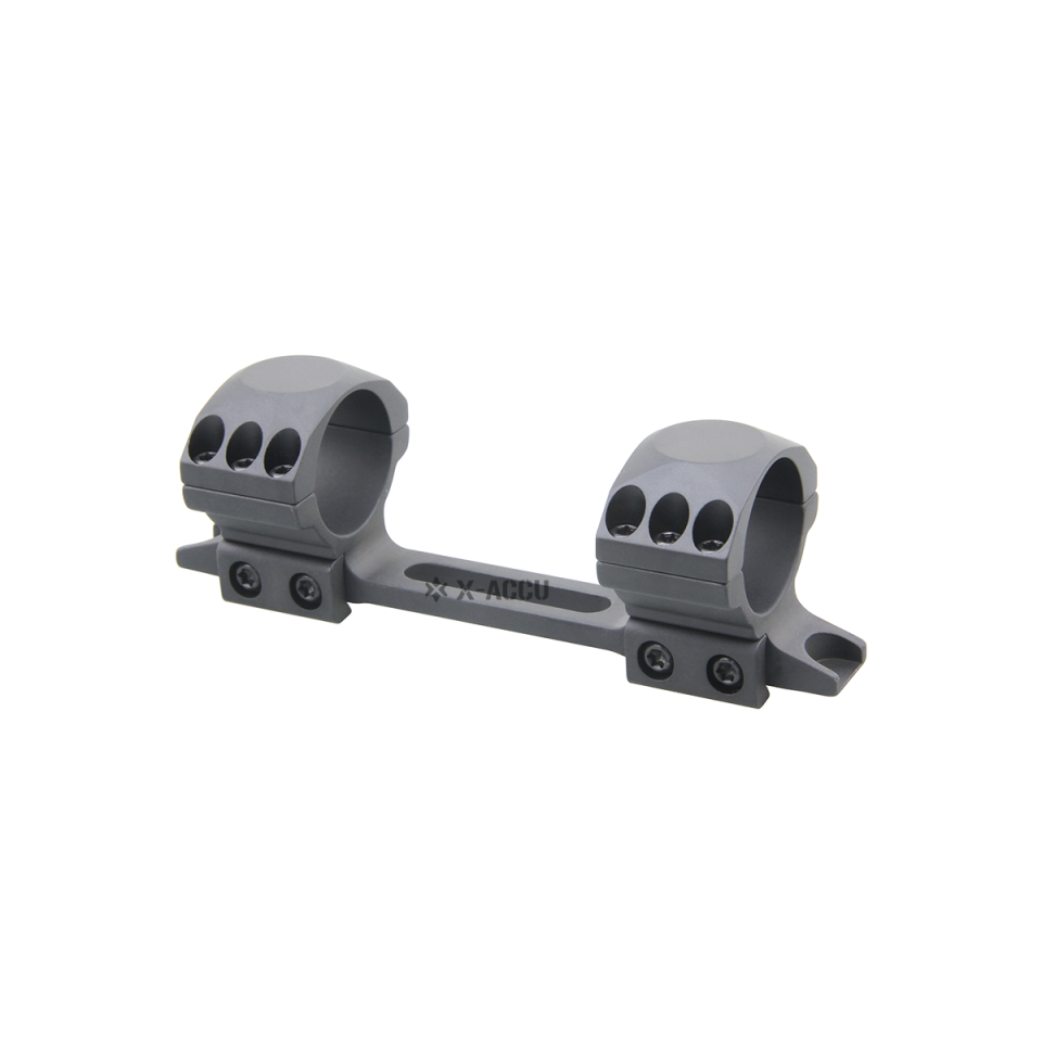 X-ACCU 30mm Medium Profil TEK PARCA SIYAH 11mm DOVETAIL Ray için Dürbün Ayağı XASR-3100
