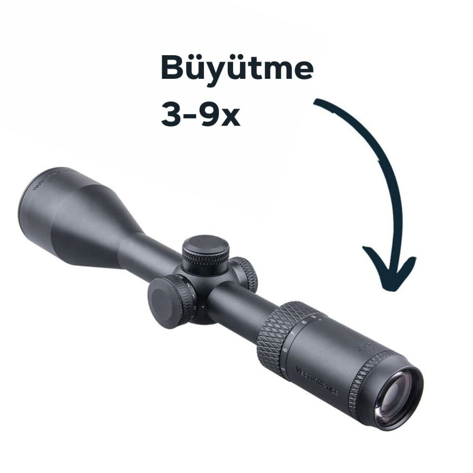 Vector Optics MATIZ 3-9X50 1'' SFP Tüfek Dürbünü SCOM-28