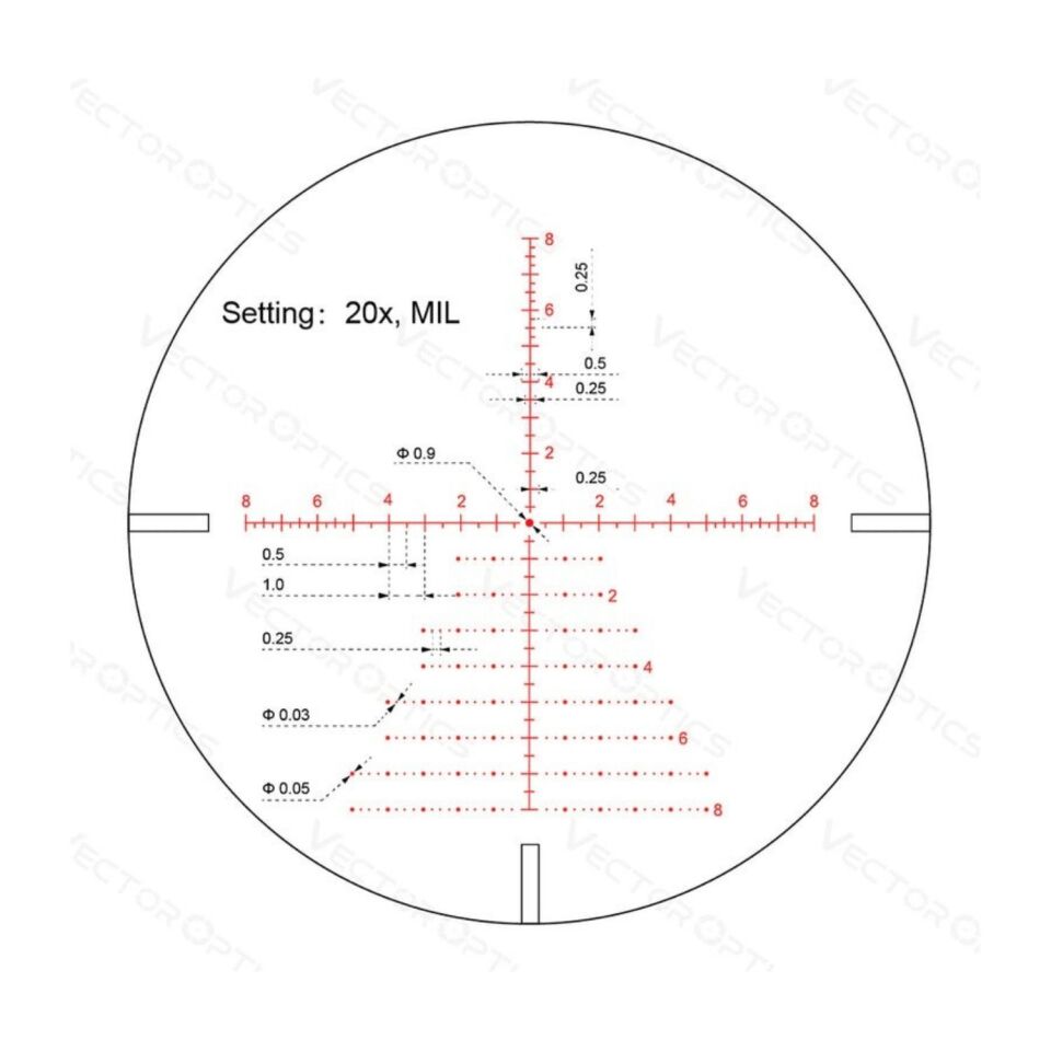 CONTINENTAL X8 4-32X56 SFP ED TACTICAL