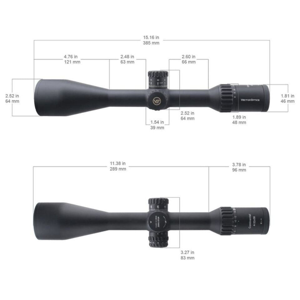 CONTINENTAL X8 4-32X56 SFP ED TACTICAL