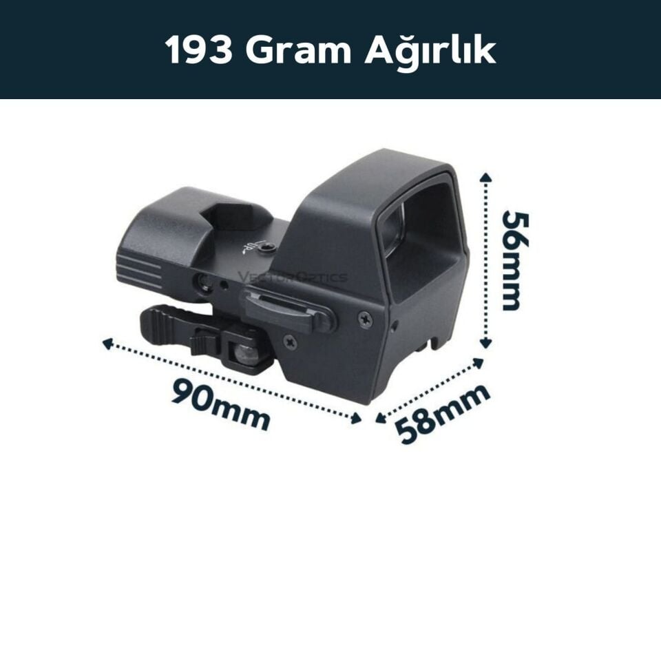 Vector Optics Omega 23x33 4 Artıkıllı Reflex Sight Nişangah