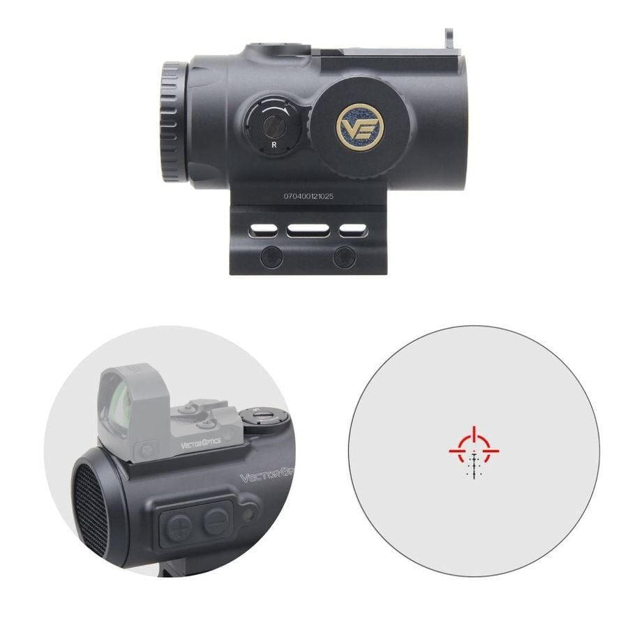 Vector Optics SCPS-M04 Paragon 4x24 Micro Prism Tüfek Dürbünü