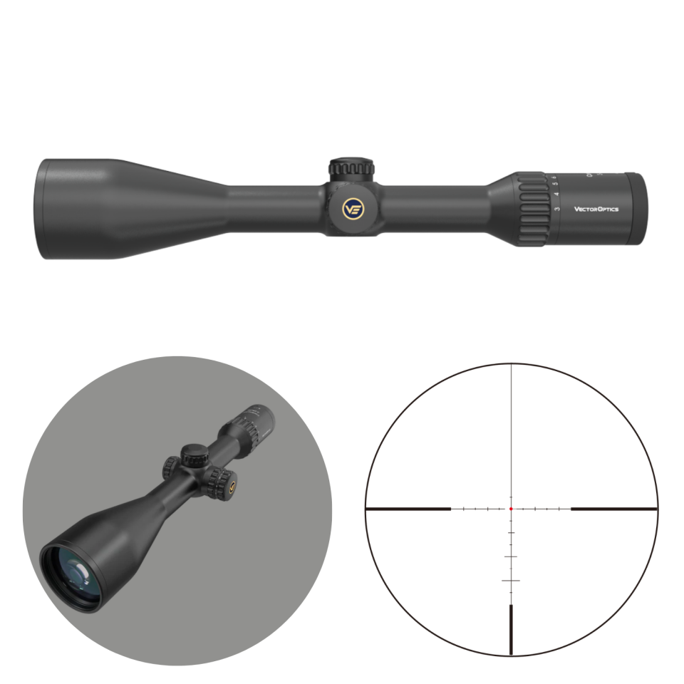 Continental x8 3-24x56 SFP Hunting ED Tüfek Dürbünü