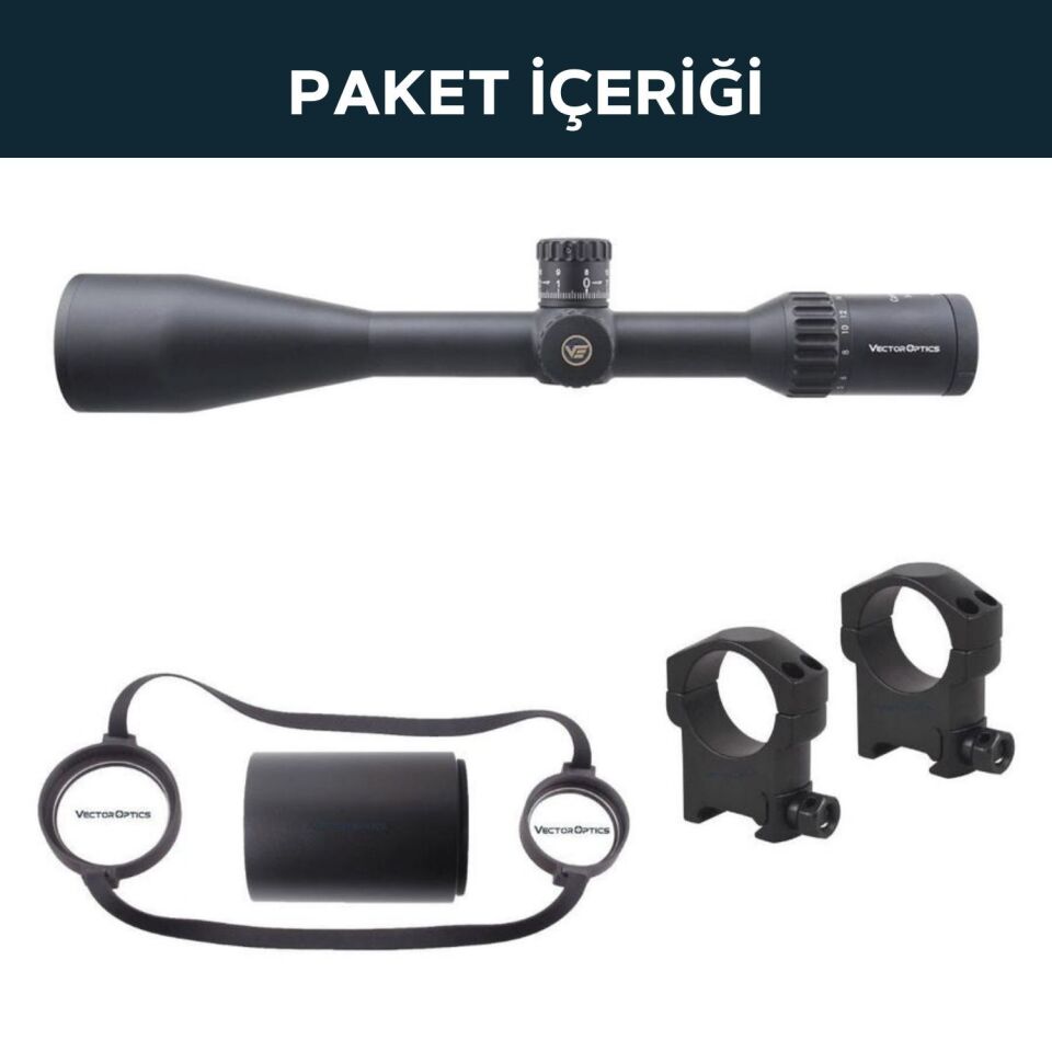 Continental x6 5-30x56 SFP ZERO STOP Tactical Tüfek Dürbünü