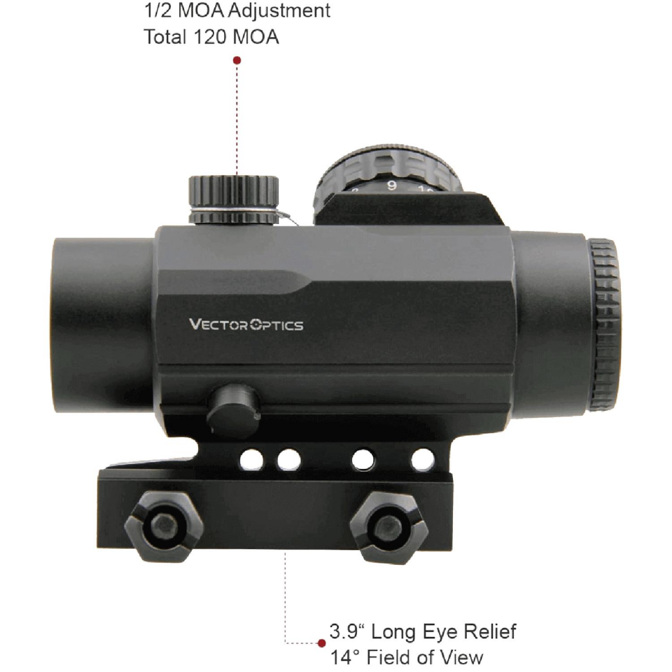 Vector Optics Calypos 1x30 SFP Prism Scope Taktik Tüfek Dürbünü