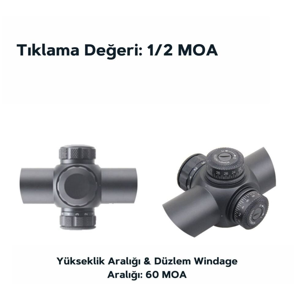 VECTOR GRIZZLY 1-4X24 HUNTING TÜFEK DÜRBÜNÜ SCOC-41