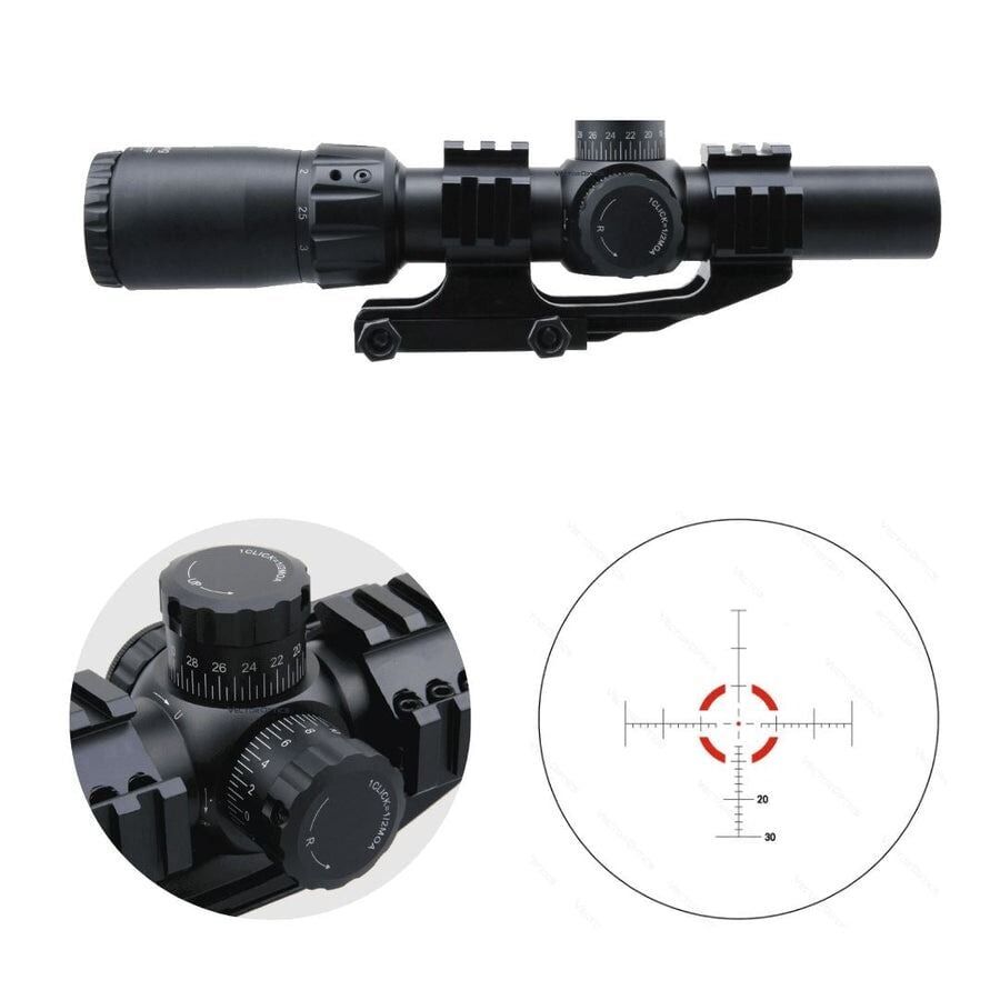 MUSTANG GENII 1-4X24 FFP Tüfek Dürbünü