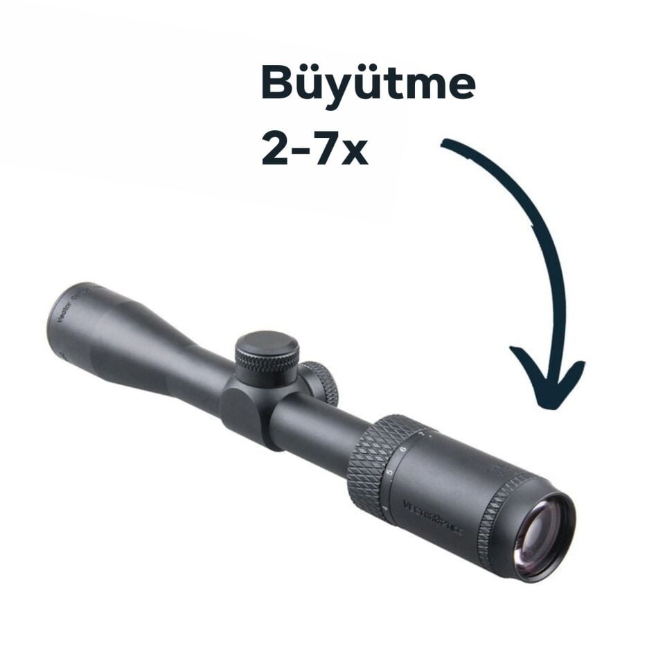 VECTOR OPTICS MATIZ 2-7X32 1'' SFP Tüfek Dürbünü