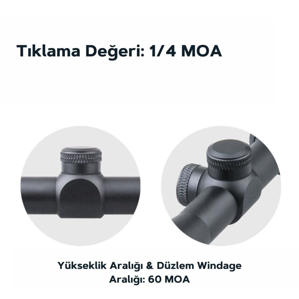 VECTOR OPTICS MATIZ 2-7X32 1'' SFP Tüfek Dürbünü